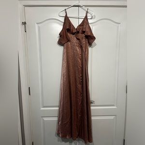 Long wrap dress